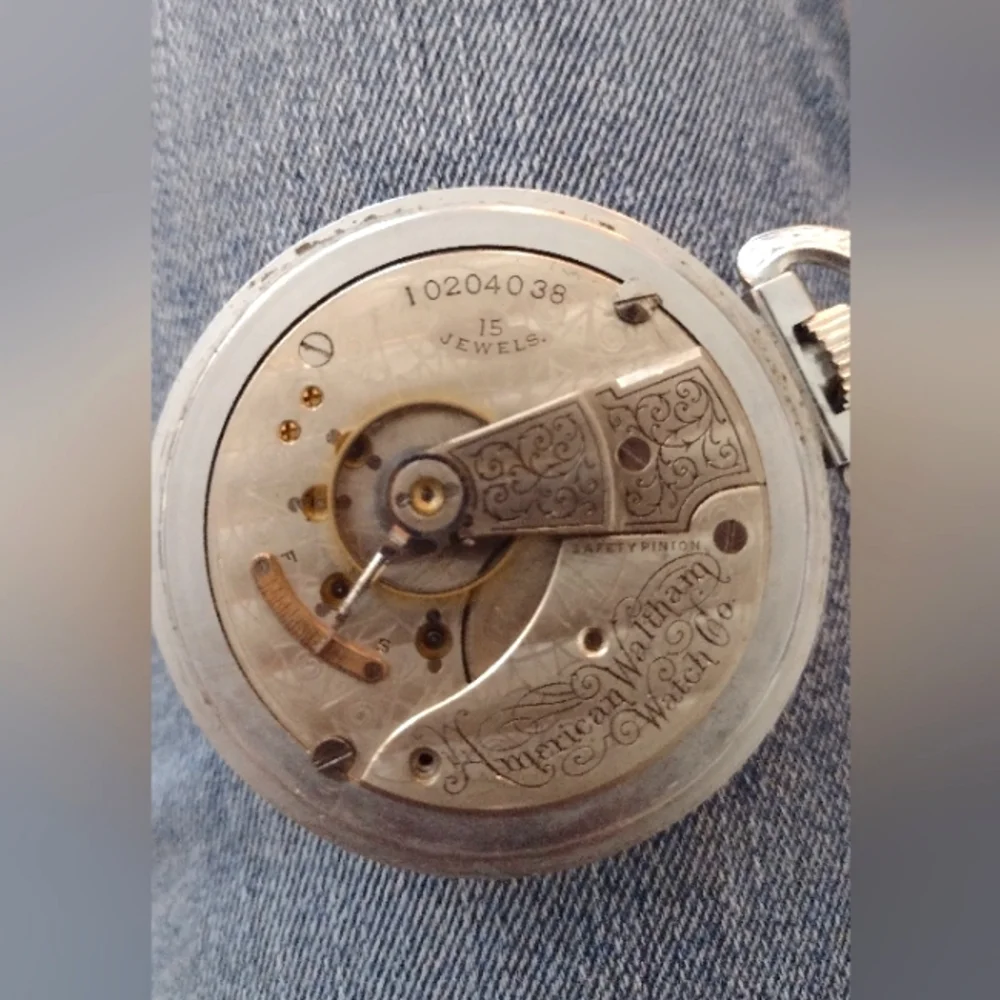 1901 Waltham American Pocketwatch, 15 jewel.